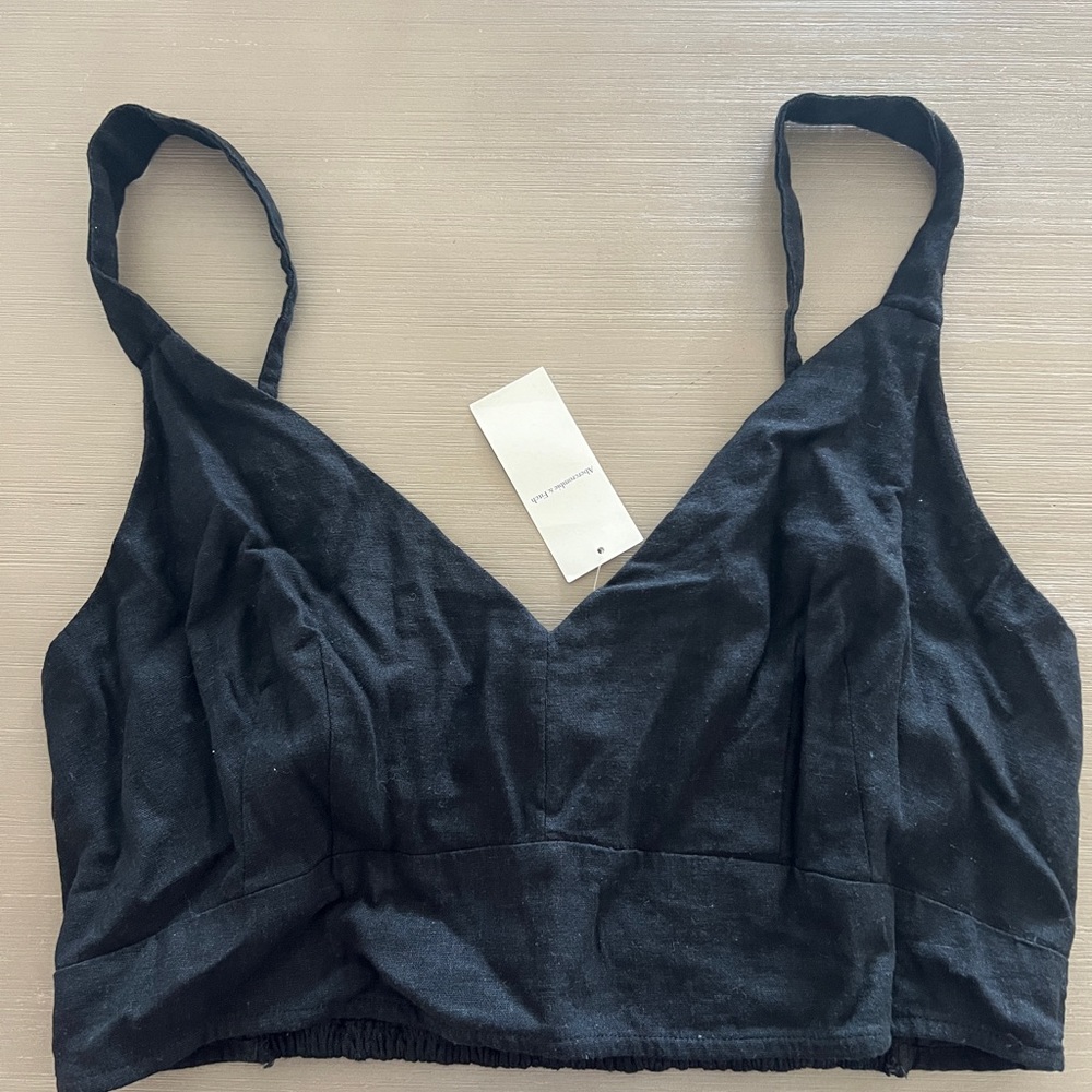 Abercrombie cotton cropped top